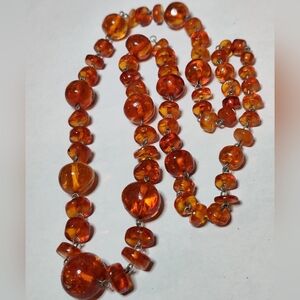 Vintage Natural Baltic Amber Necklace